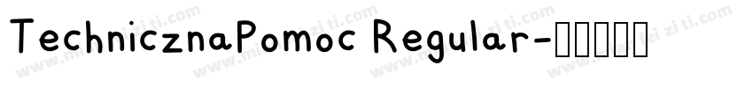 TechnicznaPomoc Regular字体转换